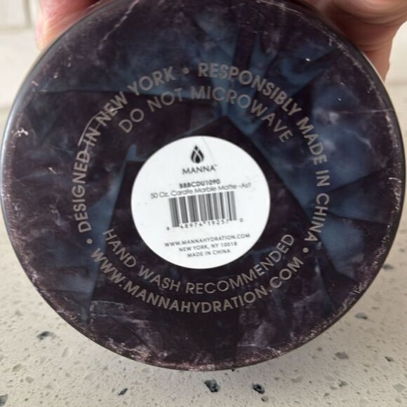 Manna Carafe 50 oz Marble Matte Double Wall Vacuum Insulated Stainless Steel GUC - Picture 8 of 9